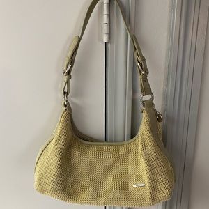 Sak gold knit shoulder bag